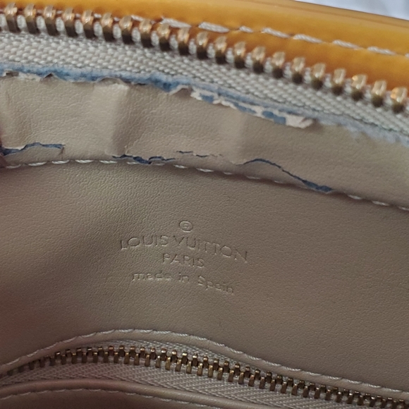 ‼️SOLD‼️ LOUIS VUITTON VERNIS HOUSTON YELLOW MONO - Picture 10 of 15